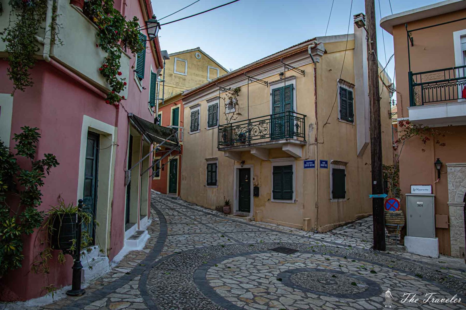 Chlomos village corfu 