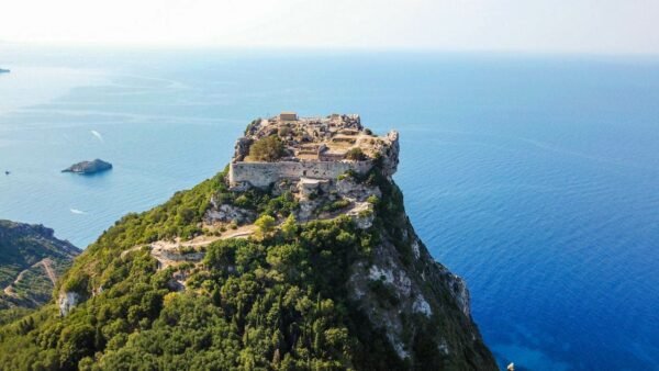Corfu hilltop villages and castles