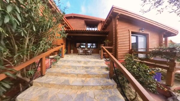 front door - the lodge corfu
