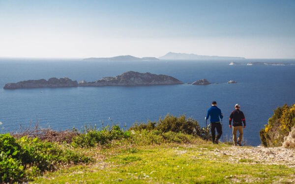 looking north east from Corfu Island
